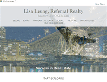 Tablet Screenshot of lisaleung.com